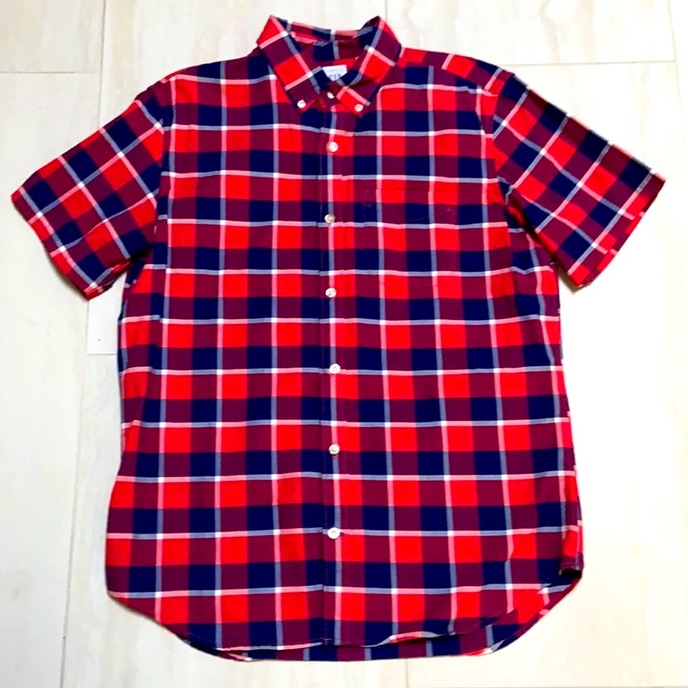 [Gap] Men’s Plaid Casual Button Down Shirt
